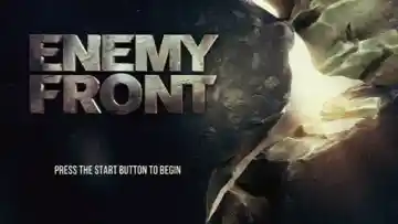 Enemy Front (USA) screen shot title